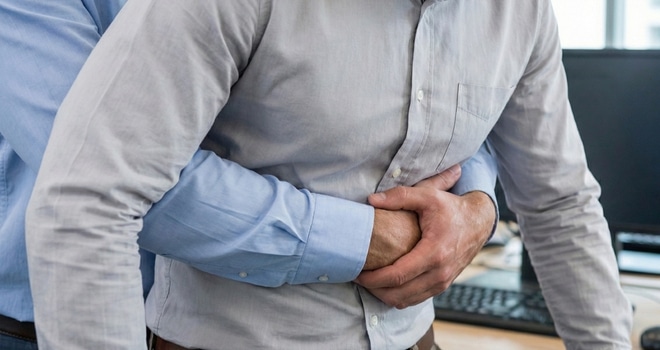 Simulation de méthode Heimlich en milieu professionnel